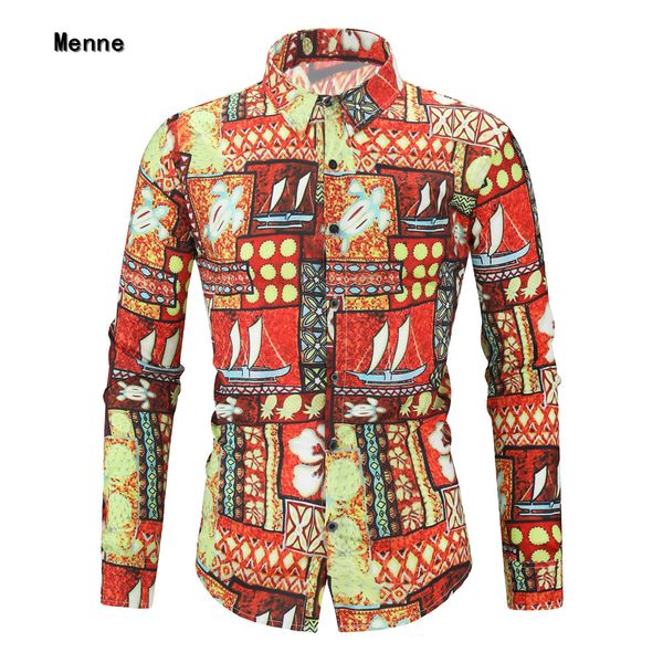 menne 2019 new foreign trade men's long-sleeved shirt fashion ethnic style digital print men shirt/shirt men, White;black
menne 2019 new foreign trade men's long-sleeved shirt fashion ethnic style digital print men shirt/shirt men, White;black