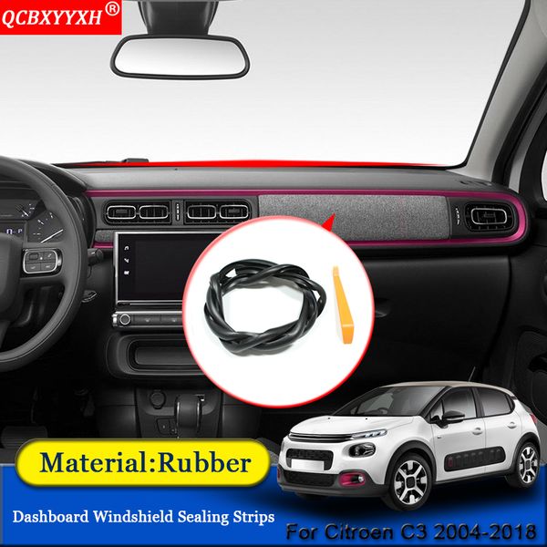 car-styling anti-noise soundproof dustproof car dashboard windshield sealing strips auto accessories for c3 2004-2018
car-styling anti-noise soundproof dustproof car dashboard windshield sealing strips auto accessories for c3 2004-2018