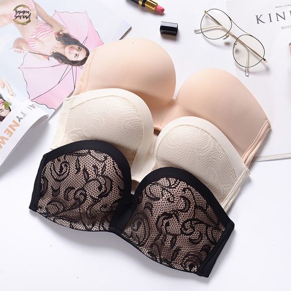 slightly women's lined lift great support lace strapless backless invisible dress bra strapless seamless underwear drop shipping, Red;black
slightly women's lined lift great support lace strapless backless invisible dress bra strapless seamless underwear drop shipping, Red;black
