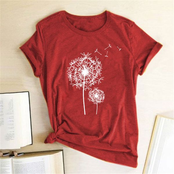 dandelion printed t-shirts women t shirt summer graphic tee shirt round neck harajuku shirts for women loose mujer camisetas, White
dandelion printed t-shirts women t shirt summer graphic tee shirt round neck harajuku shirts for women loose mujer camisetas, White