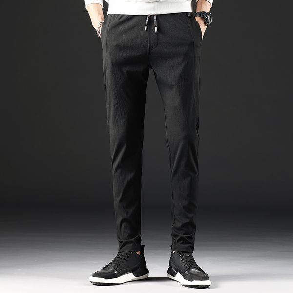 lenstid2019 spring and autumn new casual pants men's breathable soft stretch slim twill fashion trousers men's brand clothing, Black
lenstid2019 spring and autumn new casual pants men's breathable soft stretch slim twill fashion trousers men's brand clothing, Black