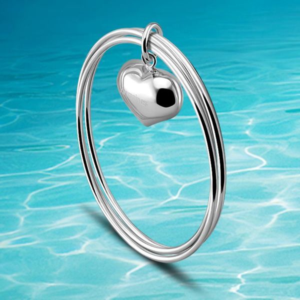 luxury three circles 925 sterling silver bracelets bangles female heart love brand charm bracelet for women fasion jewelry, Black
luxury three circles 925 sterling silver bracelets bangles female heart love brand charm bracelet for women fasion jewelry, Black