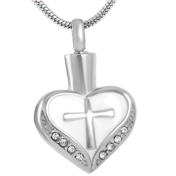 z8098 cross my heart stainless steel cremation jewelry -engravable human keepsake urn pendant necklace for memorial ashes, Silver
z8098 cross my heart stainless steel cremation jewelry -engravable human keepsake urn pendant necklace for memorial ashes, Silver