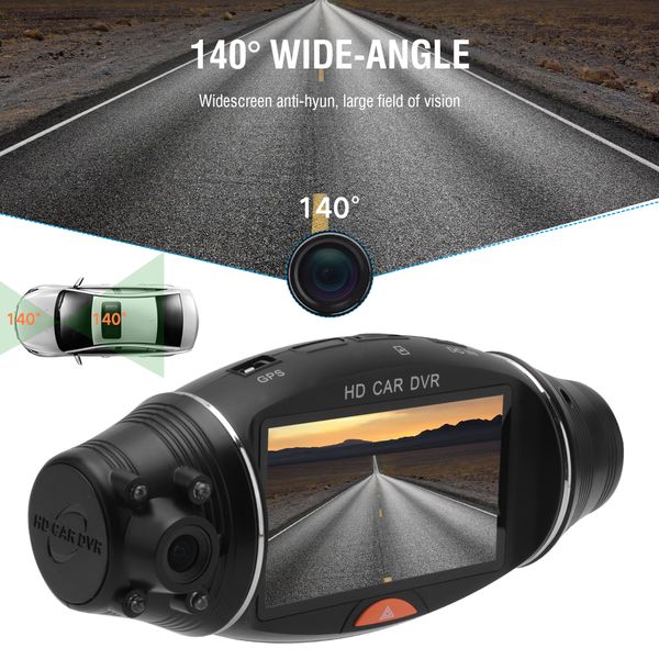 2.7 inch r310 dual lens hd car dvr camera gps ir 140 degree night vision rear view auto car camera g-sensor recorder
2.7 inch r310 dual lens hd car dvr camera gps ir 140 degree night vision rear view auto car camera g-sensor recorder