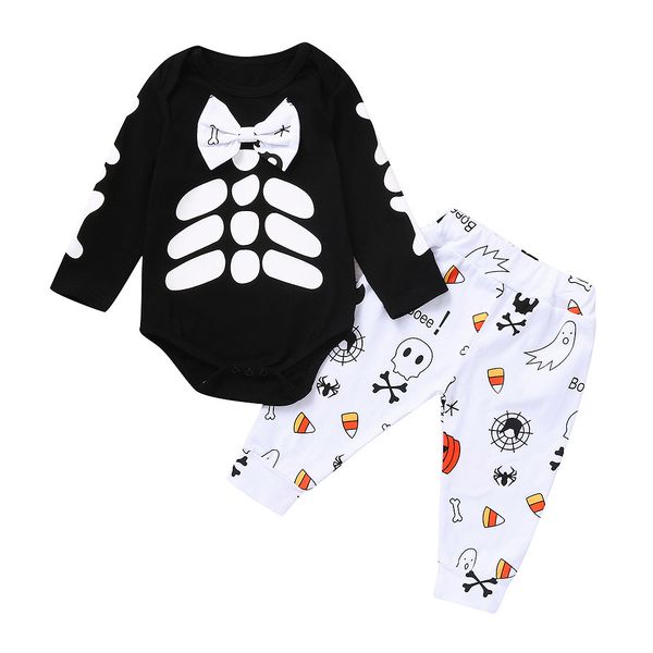 clothes infant baby boy girl halloween skull print romper bodysuit+cartoon pants outfits halloween newborn clothes #g1, White
clothes infant baby boy girl halloween skull print romper bodysuit+cartoon pants outfits halloween newborn clothes #g1, White