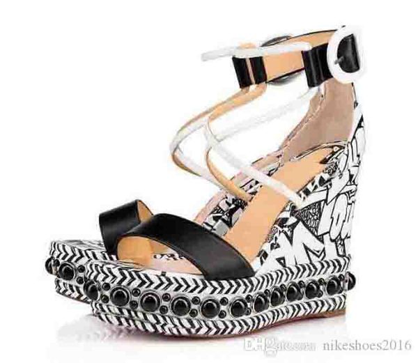 luxury lady red bottom shoes for women's chocazeppa sandal wedge pearls studs women ankle strap gladiator sandals party wedding dress, Black
luxury lady red bottom shoes for women's chocazeppa sandal wedge pearls studs women ankle strap gladiator sandals party wedding dress, Black