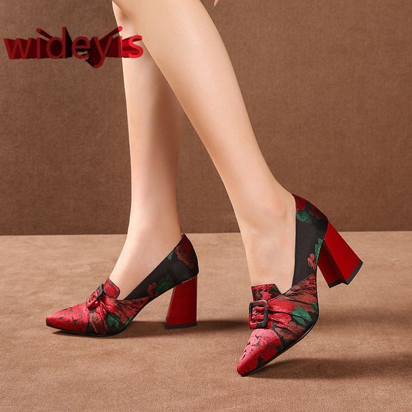 shoes woman wideyis 2019 summer new national style wild fashion high-heeled shoes pointed with thick sheepskin lining, Black
shoes woman wideyis 2019 summer new national style wild fashion high-heeled shoes pointed with thick sheepskin lining, Black