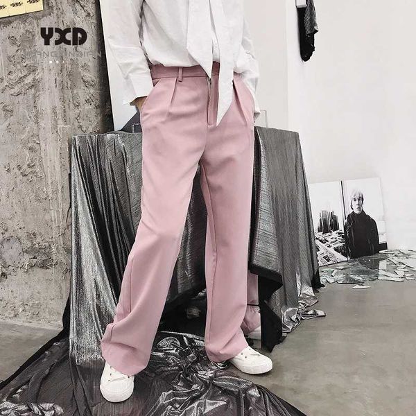 men clothing new fashion all-match men's trousers korean style youth solid wide leg pants straight trousers casual loose pants, White;black
men clothing new fashion all-match men's trousers korean style youth solid wide leg pants straight trousers casual loose pants, White;black