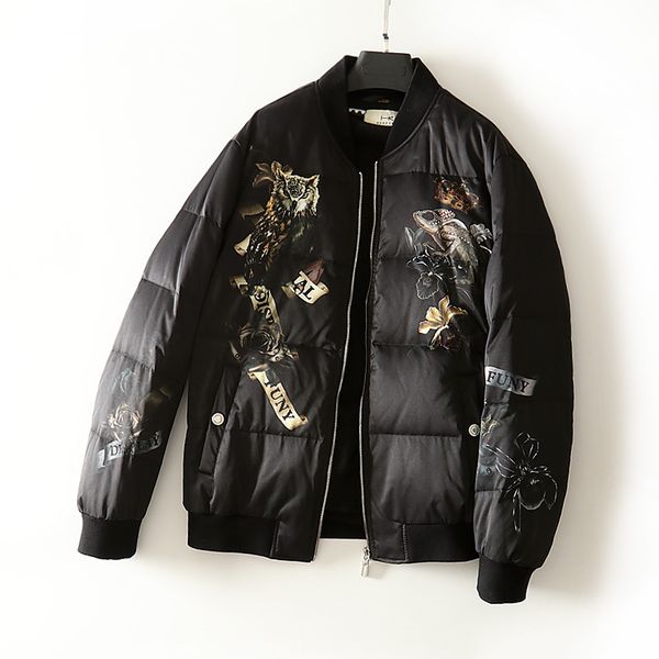 2019 new wholesale embroidery flight jacket stand collar fashion jacket couple models mens designer jackets windbreaker plus size m-3xl, Black;brown
2019 new wholesale embroidery flight jacket stand collar fashion jacket couple models mens designer jackets windbreaker plus size m-3xl, Black;brown