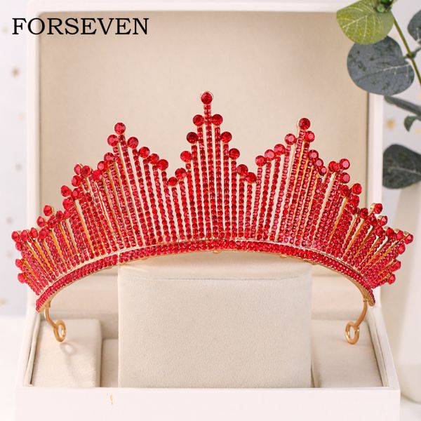 bridal crowns and tiaras wedding hair accessories handmade red rhinestone wedding crown tiara princess diadem women hair jewelry, Golden;white
bridal crowns and tiaras wedding hair accessories handmade red rhinestone wedding crown tiara princess diadem women hair jewelry, Golden;white