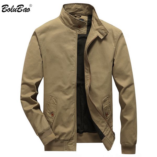 bolubao men's jackets coat business casual standing collar male jacket slim fit solid color men jackets, Black;brown 
bolubao men's jackets coat business casual standing collar male jacket slim fit solid color men jackets, Black;brown