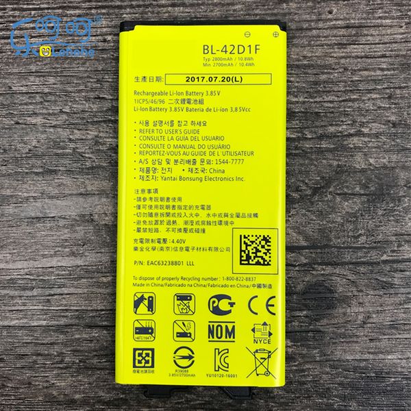 2019 новый originalLEHEHE батарея BL-42D1F Для LG G5 H868 H860 H850 F700K Real 2800mAh Высококачественные аккум
2019 новый originalLEHEHE батарея BL-42D1F Для LG G5 H868 H860 H850 F700K Real 2800mAh Высококачественные аккум