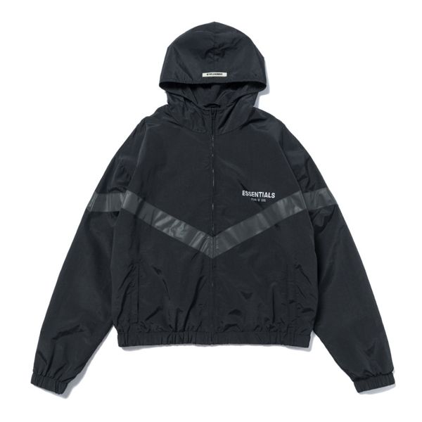 mens jackets fashion windbreaker high street fog essentials reflective hoodie casual hooded jackets outwear black s-xl, Black;brown
mens jackets fashion windbreaker high street fog essentials reflective hoodie casual hooded jackets outwear black s-xl, Black;brown