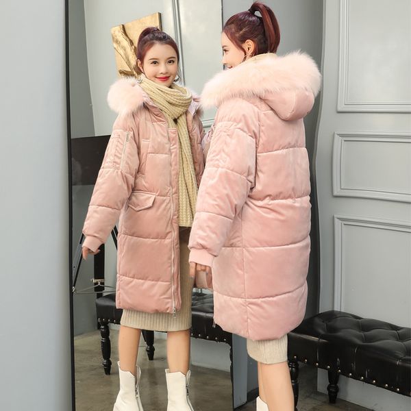 women's cotton-padded clothes new style 2019 korean-style mid-length down jacket cotton-padded clothes gold velvet thick warm ho, Blue;black
women's cotton-padded clothes new style 2019 korean-style mid-length down jacket cotton-padded clothes gold velvet thick warm ho, Blue;black