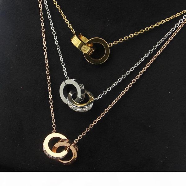 2019 оптовая позолоченные двойные кольца ожерелье choker нержавеющей стали 316l два круга кольца ожерелье ювелирные изделия для женщин, Silver
2019 оптовая позолоченные двойные кольца ожерелье choker нержавеющей стали 316l два круга кольца ожерелье ювелирные изделия для женщин, Silver