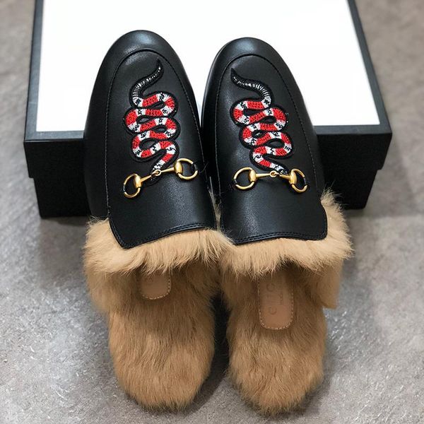 designer slippers princetown fur slippers fur mules flats chain ladies casual shoes women loafers muller slipper shoes furry slides, Black
designer slippers princetown fur slippers fur mules flats chain ladies casual shoes women loafers muller slipper shoes furry slides, Black
