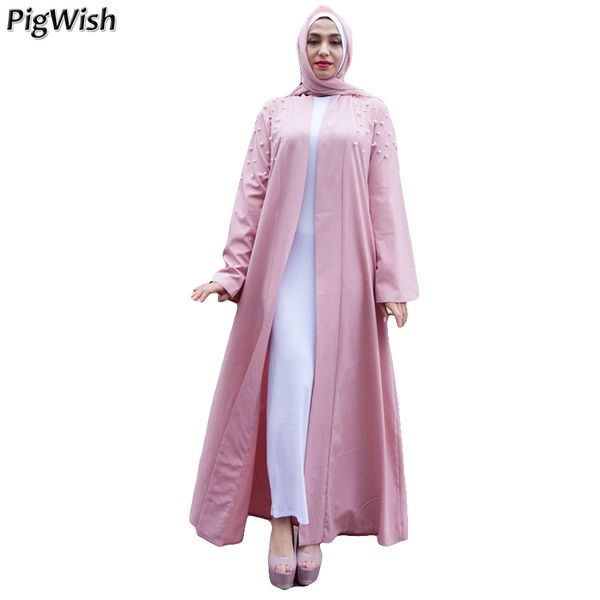 2019 new pearls open abaya dubai eid mubarak party islamic muslim women dress robe ramadan clothing caftan black, Red
2019 new pearls open abaya dubai eid mubarak party islamic muslim women dress robe ramadan clothing caftan black, Red