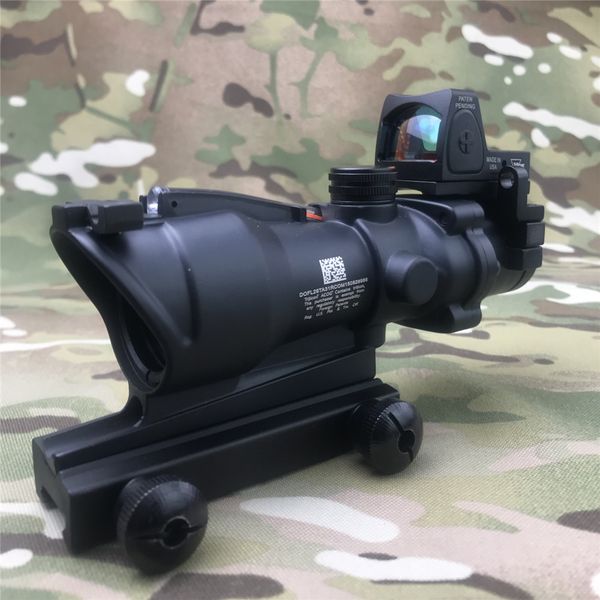 Trijicon acog 4x32 black tactical real fiber optic green illuminated collimator red dot ight hunting rifle cope
Trijicon acog 4x32 black tactical real fiber optic green illuminated collimator red dot ight hunting rifle cope