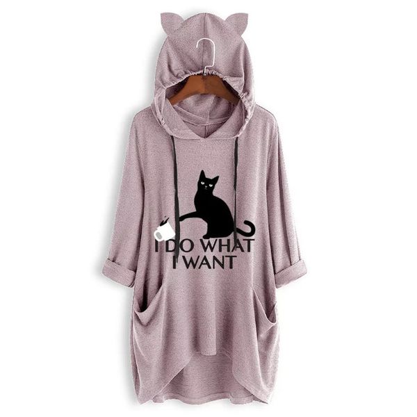 blouse woman women clothing casual cat print women ear shirts womens and blouses long sleeves pocket irregular plus size shirt, White
blouse woman women clothing casual cat print women ear shirts womens and blouses long sleeves pocket irregular plus size shirt, White