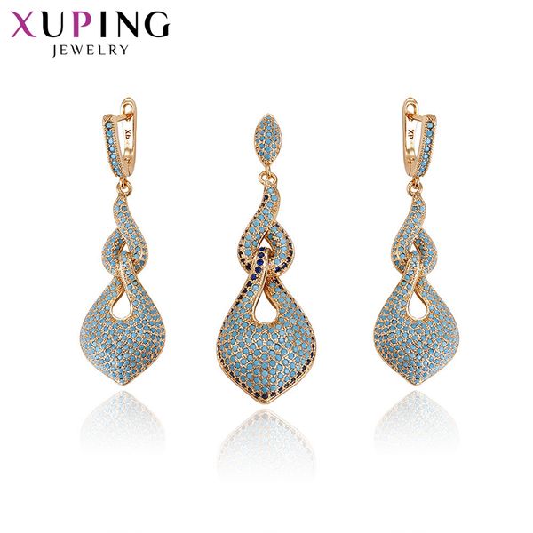 xuping fashion elegant 2-pieces set with synthetic cubic zirconia jewelry for women halloween gift s61.2-64217, Silver
xuping fashion elegant 2-pieces set with synthetic cubic zirconia jewelry for women halloween gift s61.2-64217, Silver