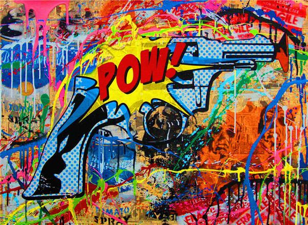 mr brainwash banksy oil painting on canvas abstract graffiti art the gun wall art home decor handpainted &hd print 191021
mr brainwash banksy oil painting on canvas abstract graffiti art the gun wall art home decor handpainted &hd print 191021