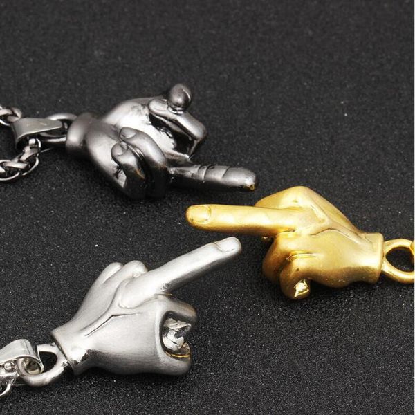 punk style personalized hand sign pendant necklace women men hip hop jewelry steampunk gold silver metal long chain necklaces
punk style personalized hand sign pendant necklace women men hip hop jewelry steampunk gold silver metal long chain necklaces
