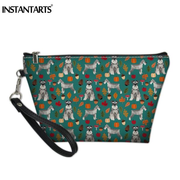 instantarts schnauzer terrier women cosmetic bags zipper pu leather travel accessories girls make up pouch handbags wholesale
instantarts schnauzer terrier women cosmetic bags zipper pu leather travel accessories girls make up pouch handbags wholesale