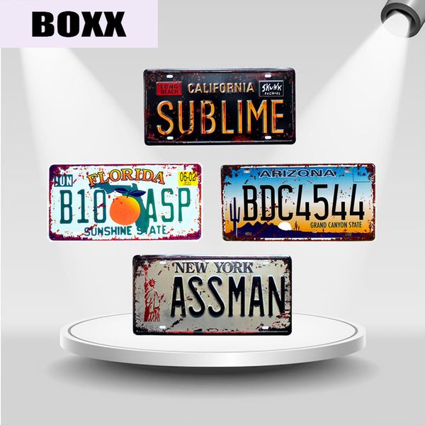 california sublime vintage car license assman metal plates wall art craft vintage iron painting for bar cafe garage posters wy46
california sublime vintage car license assman metal plates wall art craft vintage iron painting for bar cafe garage posters wy46
