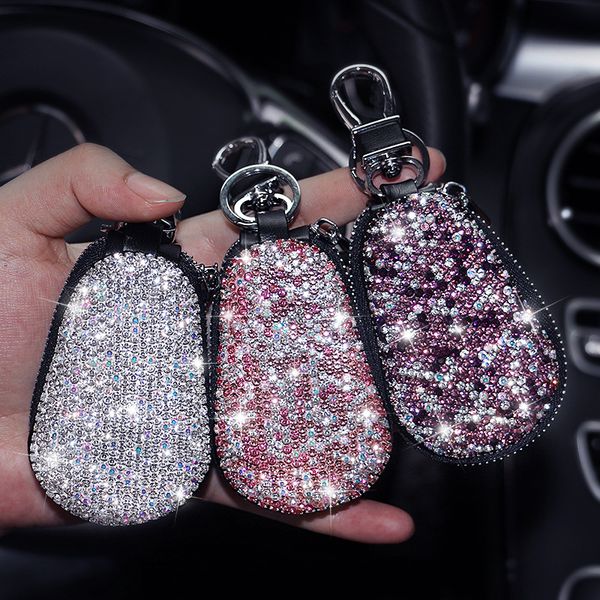 универсальный кристалл rhinestone key чехол для ключа автомобиля обложка из натуральной кожи кошельки сумка мода женщины алмазный держатель
универсальный кристалл rhinestone key чехол для ключа автомобиля обложка из натуральной кожи кошельки сумка мода женщины алмазный держатель