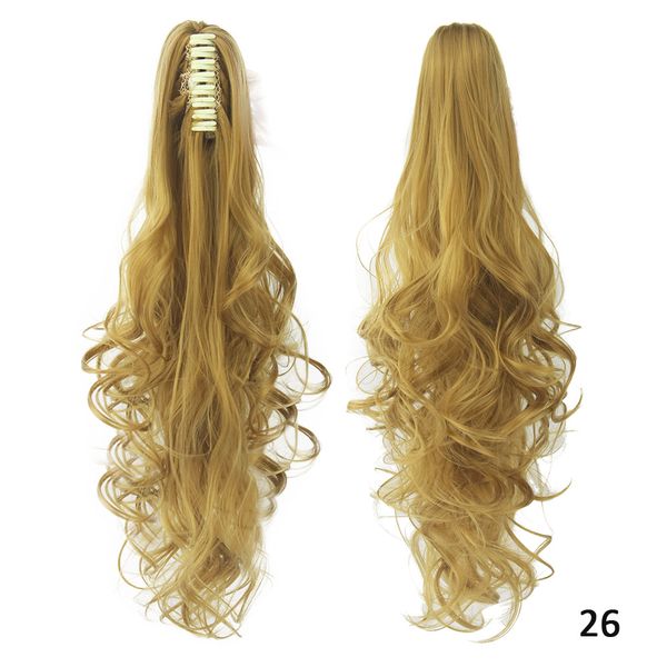high temperature silk synthesis clip ponytail long curly hair style black / brown / yellow 15 color optional hair smooth and soft n
high temperature silk synthesis clip ponytail long curly hair style black / brown / yellow 15 color optional hair smooth and soft n