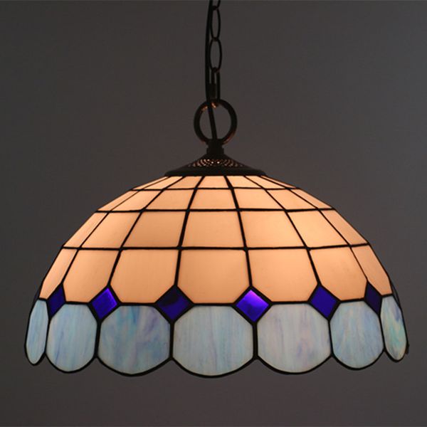 16 inch stained glass hanging lamp mediterranean simple personality fashion theme restaurant light european study bedroom pendant lamp
16 inch stained glass hanging lamp mediterranean simple personality fashion theme restaurant light european study bedroom pendant lamp