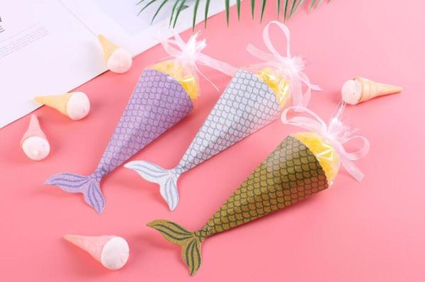 20pcs/lot creative mermaid candy box ice cream shaped gift bag wedding birthday gift bag mermaid party favors decoration
20pcs/lot creative mermaid candy box ice cream shaped gift bag wedding birthday gift bag mermaid party favors decoration