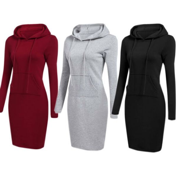 2019 new fashion women's casual style hooded hoodie long sleeve sweater pocket bodycon tunic dress top, Black;gray
2019 new fashion women's casual style hooded hoodie long sleeve sweater pocket bodycon tunic dress top, Black;gray