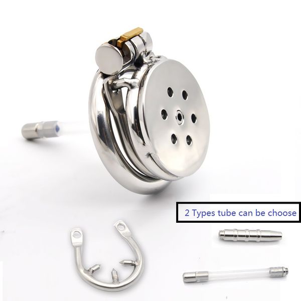 New! Male Stainless Steel Chastity Device Bondage Locking Cock Cage with Urethral Catheter Q231
New! Male Stainless Steel Chastity Device Bondage Locking Cock Cage with Urethral Catheter Q231