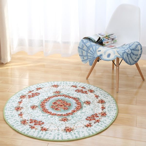 luxury europe jacquard carpet 80cm/100cm diameter round area carpet parlor bedroom balcony chair rugs anti-skid floor mats
luxury europe jacquard carpet 80cm/100cm diameter round area carpet parlor bedroom balcony chair rugs anti-skid floor mats