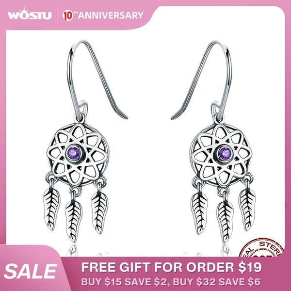 wostu 925 sterling silver dreamcatcher dream catcher drop earrings for women brand earring bohemia boho jewelry cqe394, Golden
wostu 925 sterling silver dreamcatcher dream catcher drop earrings for women brand earring bohemia boho jewelry cqe394, Golden