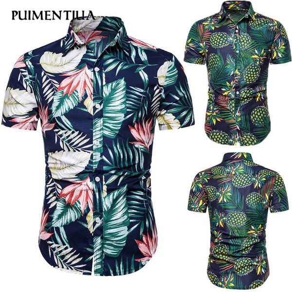 puimentiua men flower printed short sleeved summer beach wear vacation shirt casual wear button down shirt fashion 2020, White;black
puimentiua men flower printed short sleeved summer beach wear vacation shirt casual wear button down shirt fashion 2020, White;black