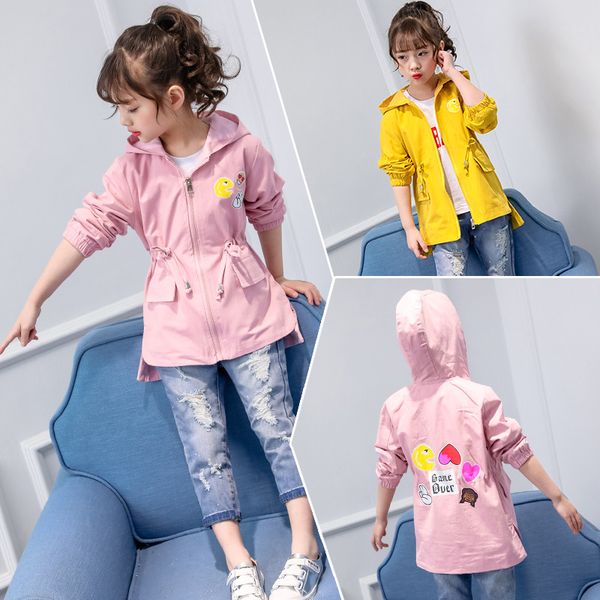 big girls cotton clothing children hooded trench coat big kids overcoats child spring outwear autumn long clothes 4-11 year old, Blue;gray
big girls cotton clothing children hooded trench coat big kids overcoats child spring outwear autumn long clothes 4-11 year old, Blue;gray