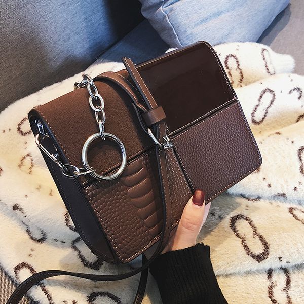 european retro fashion square bag 2019 new quality pu leather women's handbag splicing chain shoulder messenger bsgs
european retro fashion square bag 2019 new quality pu leather women's handbag splicing chain shoulder messenger bsgs
