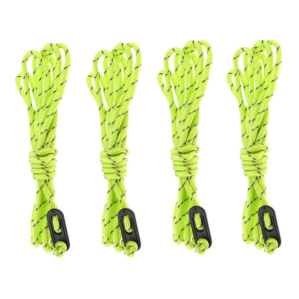 4pcs reflective camping paracord rope guy line with adjusters accessories for tent tarp awning canopy
4pcs reflective camping paracord rope guy line with adjusters accessories for tent tarp awning canopy