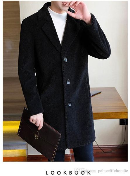 keep warm leisure solid color casual style comfortable new winter mens outerwear designer granular velvet coat, Black
keep warm leisure solid color casual style comfortable new winter mens outerwear designer granular velvet coat, Black