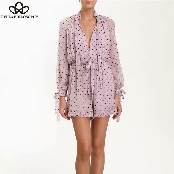 2019 spring long sleeve loose boho playsuits vintage polka dot female jumpsuits casual lace-up lady beach rompers wonder, Black;white
2019 spring long sleeve loose boho playsuits vintage polka dot female jumpsuits casual lace-up lady beach rompers wonder, Black;white