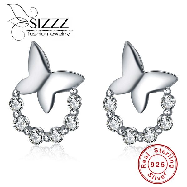 genuine 925 sterling silver small simple butterfly stud earrings for women silver 925 anti-allergy fine jewelry, Golden;silver
genuine 925 sterling silver small simple butterfly stud earrings for women silver 925 anti-allergy fine jewelry, Golden;silver