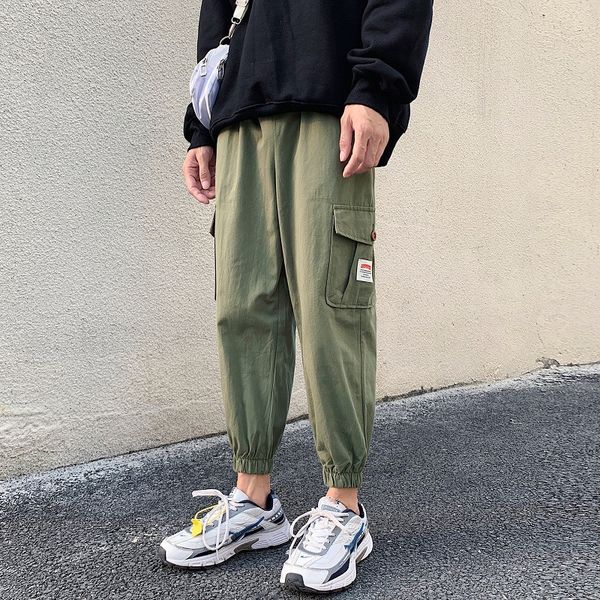 2020 new cargo pants men fashion elastic waist pockets pants casual men joggers harajuku sweatpant hip hop loose trousers, Black
2020 new cargo pants men fashion elastic waist pockets pants casual men joggers harajuku sweatpant hip hop loose trousers, Black