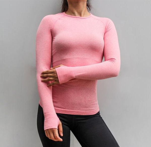 women sport shirt gym high stretch comfort sport seamless long sleeve fitness women shirt women jersey, White;red
women sport shirt gym high stretch comfort sport seamless long sleeve fitness women shirt women jersey, White;red