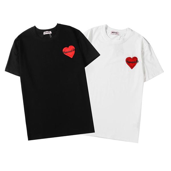 мужская мода дизайнер футболка шаблон сердца черный летом случайные короткий рукав хлопок рубашки женщин бренд покрывает тройники s-xxl, White;black
мужская мода дизайнер футболка шаблон сердца черный летом случайные короткий рукав хлопок рубашки женщин бренд покрывает тройники s-xxl, White;black