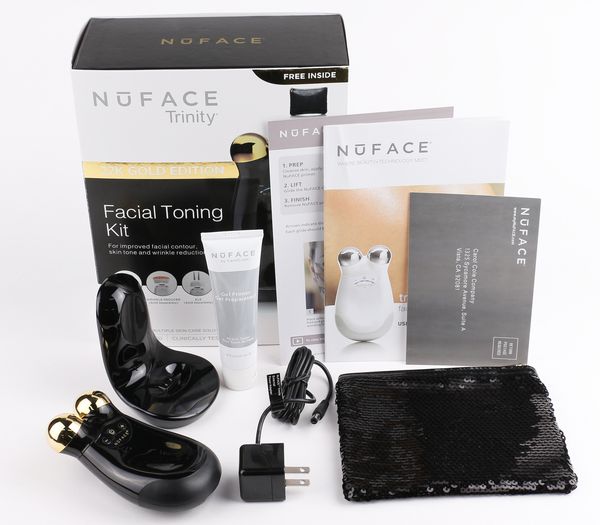 nuface trinity pro face massager beauty 22k gold edition black gold with retails package and dhl f ree
nuface trinity pro face massager beauty 22k gold edition black gold with retails package and dhl f ree