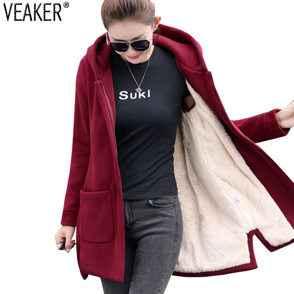2018 autumn winter women's fleece jacket coats female long hooded coats outerwear warm thick female red slim fit hoodies jackets, Black;brown
2018 autumn winter women's fleece jacket coats female long hooded coats outerwear warm thick female red slim fit hoodies jackets, Black;brown