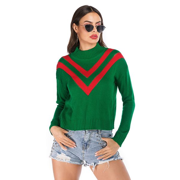 ig women's sweater pullover striped loose long-sleeved sweater women's knitted pullover casual women winter clothes, White;black
ig women's sweater pullover striped loose long-sleeved sweater women's knitted pullover casual women winter clothes, White;black