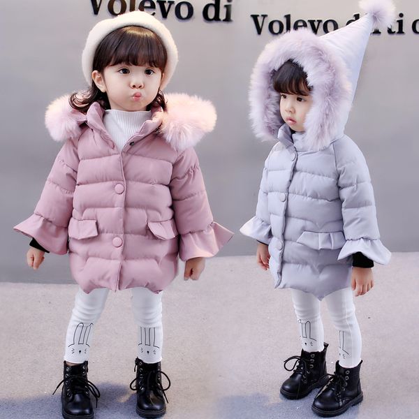 jmffy 2019 new winter jacket for girls fur hooded baby toddler girl coat cotton-padded parkas thick kids children's outwear 1-7t, Blue;gray
jmffy 2019 new winter jacket for girls fur hooded baby toddler girl coat cotton-padded parkas thick kids children's outwear 1-7t, Blue;gray